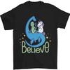 Believe In Dragons Unicorns Aliens Funny Unisexs Tshirt 100 Cotton