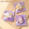 100Pcs 7x7cm Small Plastic Cartoon Animal Printed Self-Adhesive Packaging Cookie Candy Bags Child Birthday Party Favors