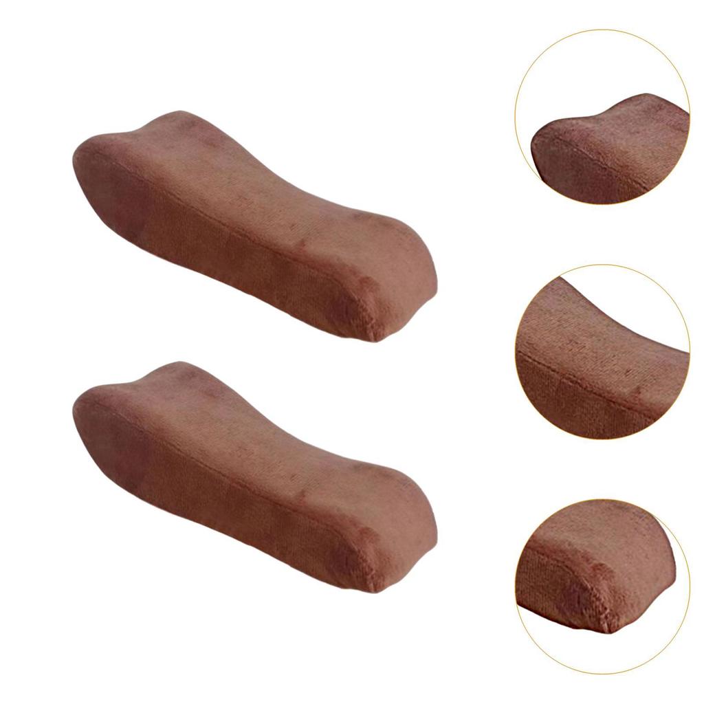 2 Pezzi Cuscinetti Ergonomici per Braccioli Cuscini per Braccioli Cuscinetti per Braccia Rimovibili Cuscinetti Lavabili per Braccioli Cuscini di Supporto per Gomiti per Sedia da Scrivania