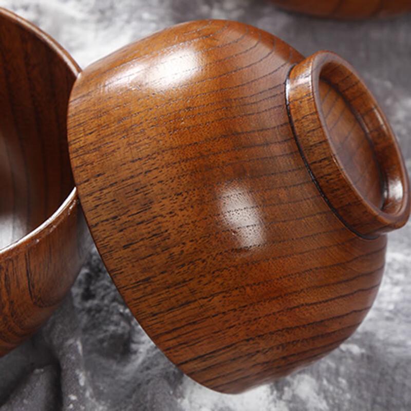 Japanese Style Solid Wood Dining Bowls