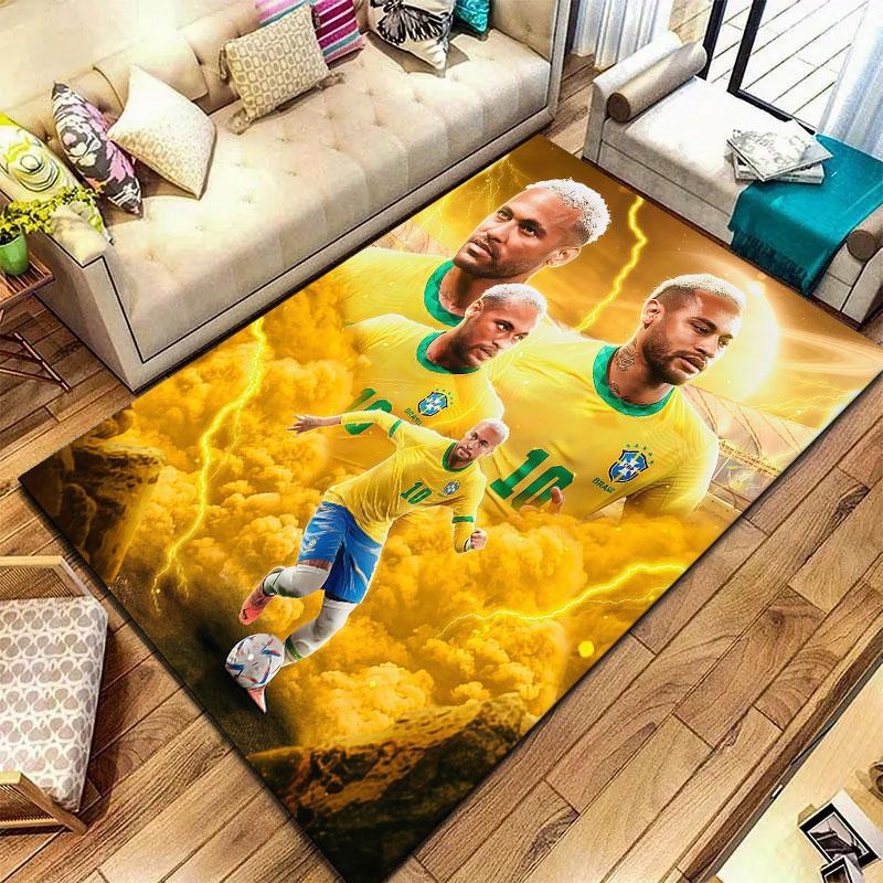Neymar Carpet Rug for Living Room Bedroom Home Sofa Decoration,Kids play Non-slip Floor Mat