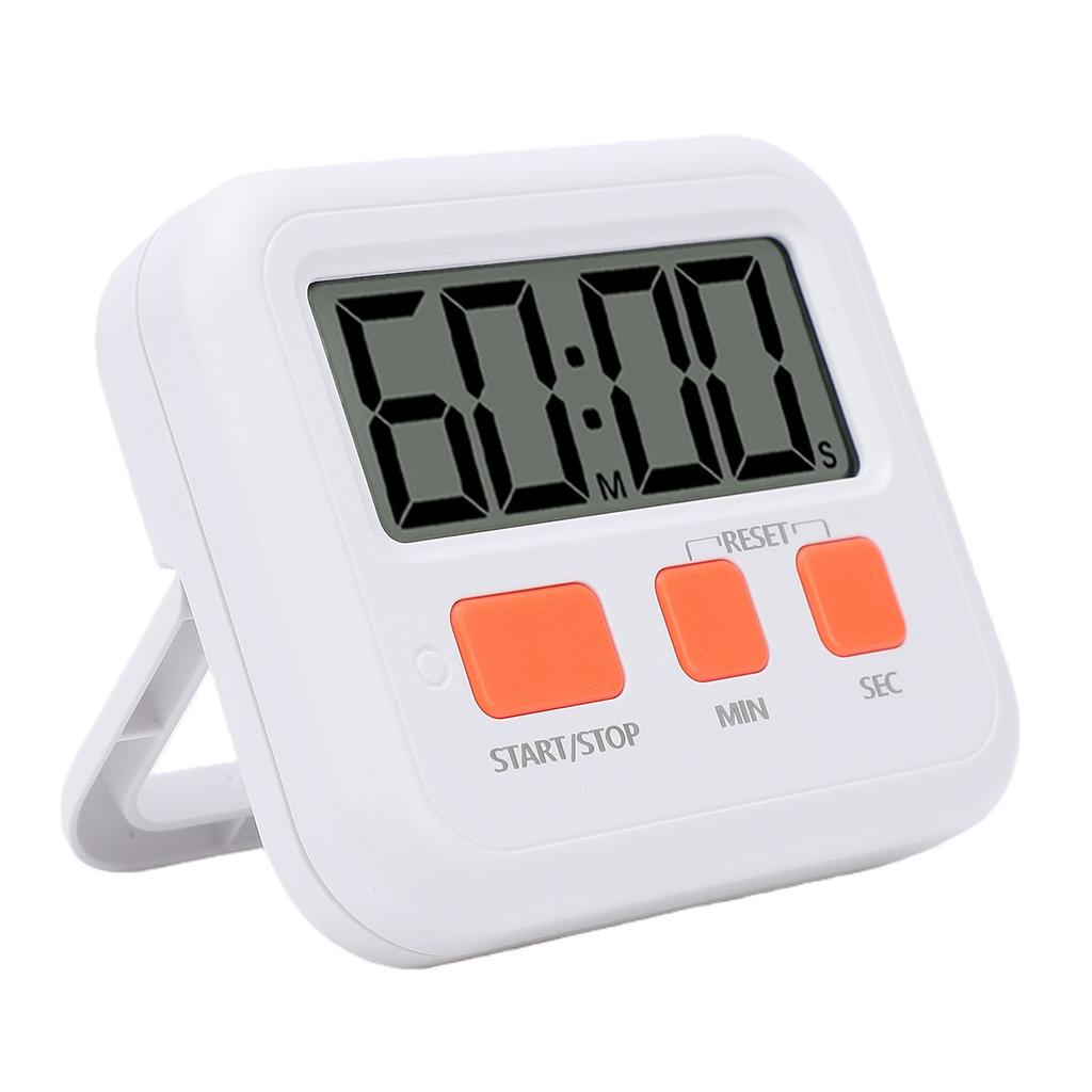 Digital Kitchen Timer Silent Study Countdown Timer Built In Music Alarm for Cooking Baking Exercise Workouts