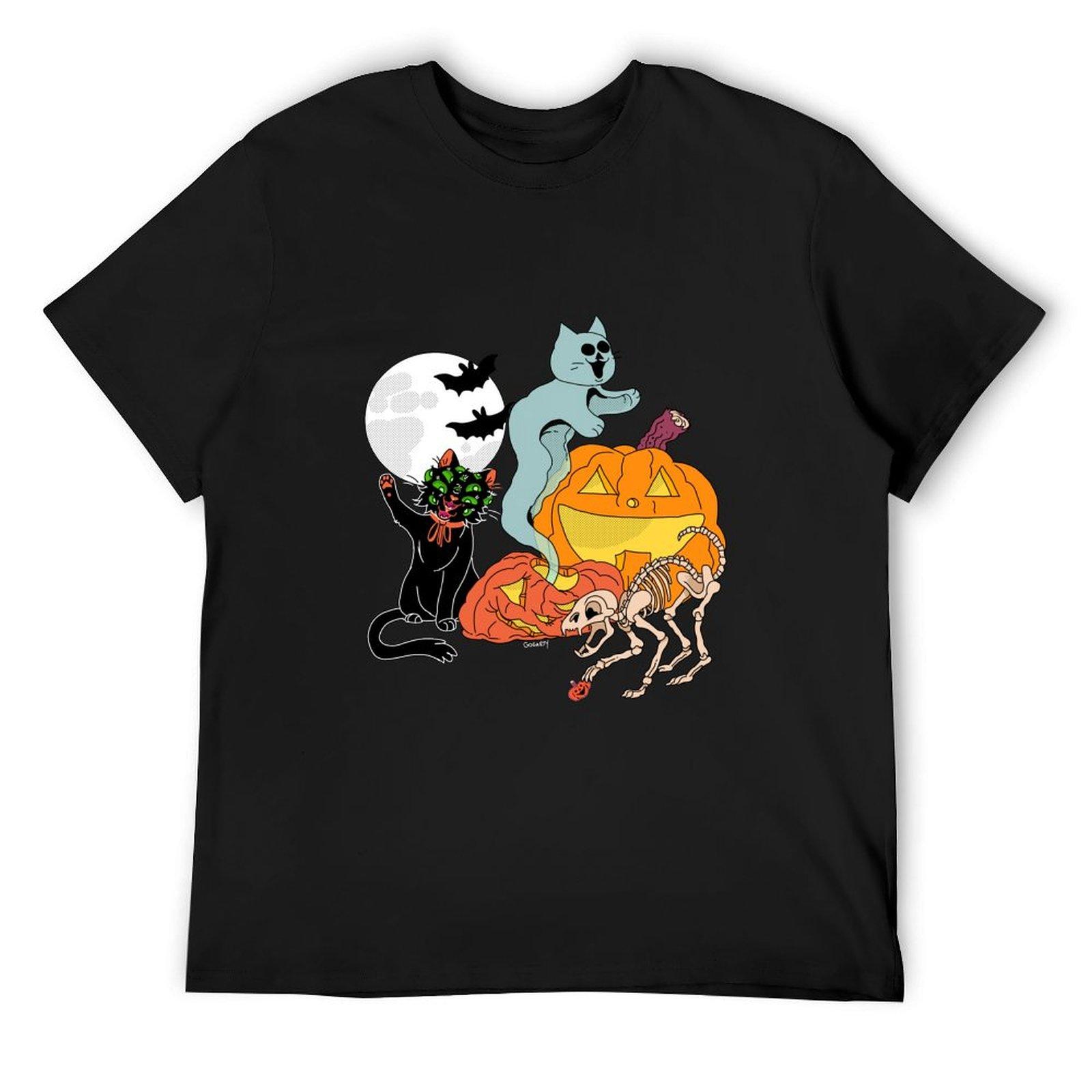 

Weird Cats T-Shirt cheap stuff boys animal print blacks Men s t shirts 4XL