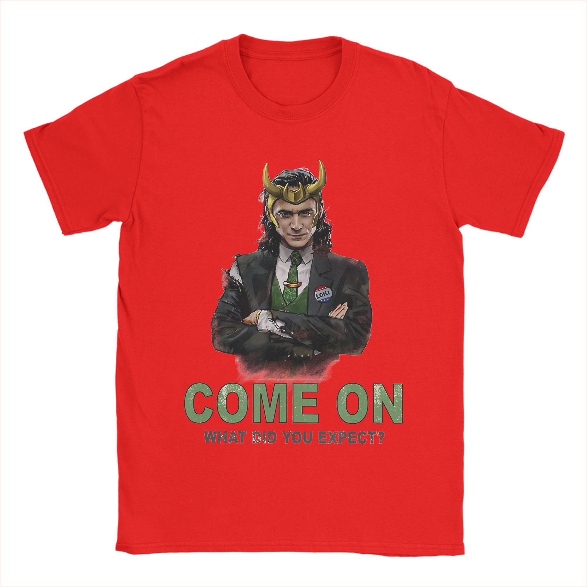 Loki President Loki Come On What Did You Expect T Shirt Summer For Unisexs Fashion Casual Shirt Short Sleeve Streetwear Top Tees S
