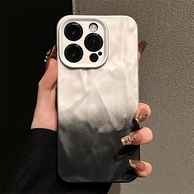 Frosty Wind Suitable for Apple 15 Mobile Phone Case IPhone 14 Promax Wrinkles 13 Personality 12 Soft Shell 16 Niche