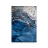 3pcs Frameless Nordic Abstract Blue Marble and Flowers Canvas Painting Wall Decorative Pictures for Living Room Poster and Print