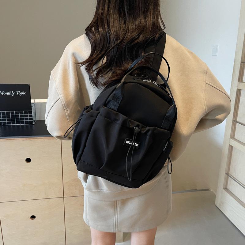 Schoolbag1011 New Casual Bag Commuting Fashion Simple Trend Portable Backpack Large Capacity