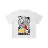 260 GSM Double Yarn 32 Count 100% Cotton One Punch Man V6 Saitama Print Unisex Heavy Cotton T Shirt