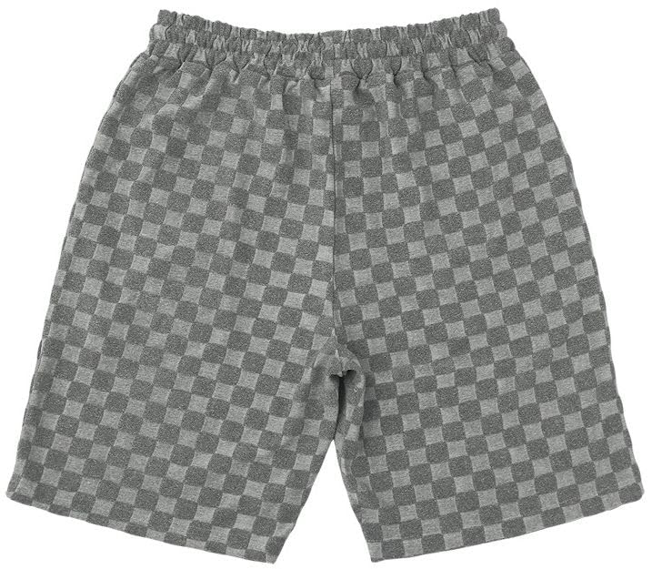 Stilvolles Set Oberteil und kurze lässige Crew Hüft-Crew grau grau [Aspersio] oben, unten, Ärmel, Shorts, B-Stil, Jersey, Kleidung, Herren-Training, T-Shirt,