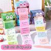 Cartoon Memo Pad Paper Pull Out Design Planner Schedule Stickers  Office School Supplies