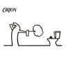 Wall Art Funny Bathroom Sign, 3D Printed Minimalist Line Toilet Living Room Art, Black Modern Home Decor for Washroom Sign