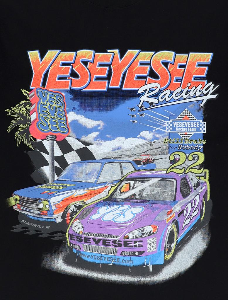 YESEYESEE Racing Tee Black