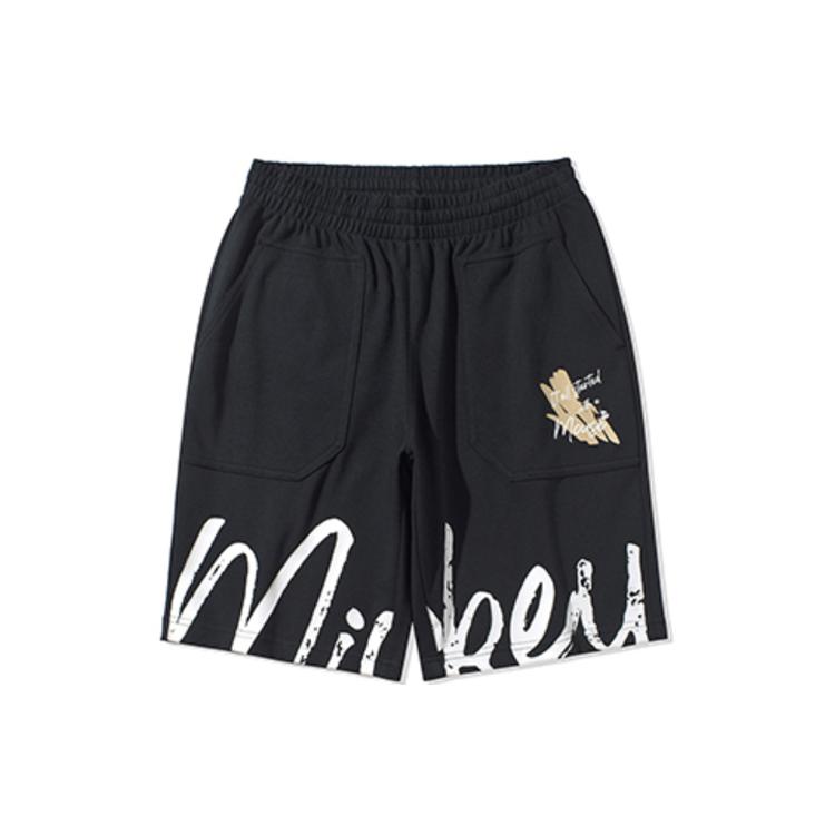 Li Ning X Disney Casual Shorts Men s Black Moderate AKSQ295-1 L