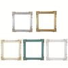1Pc Vintage Victorian Style Square Photo Frame, Antique Design, Multi-photo Display Photo Frame, Vintage Photo Frame for Home Wedding Decoration