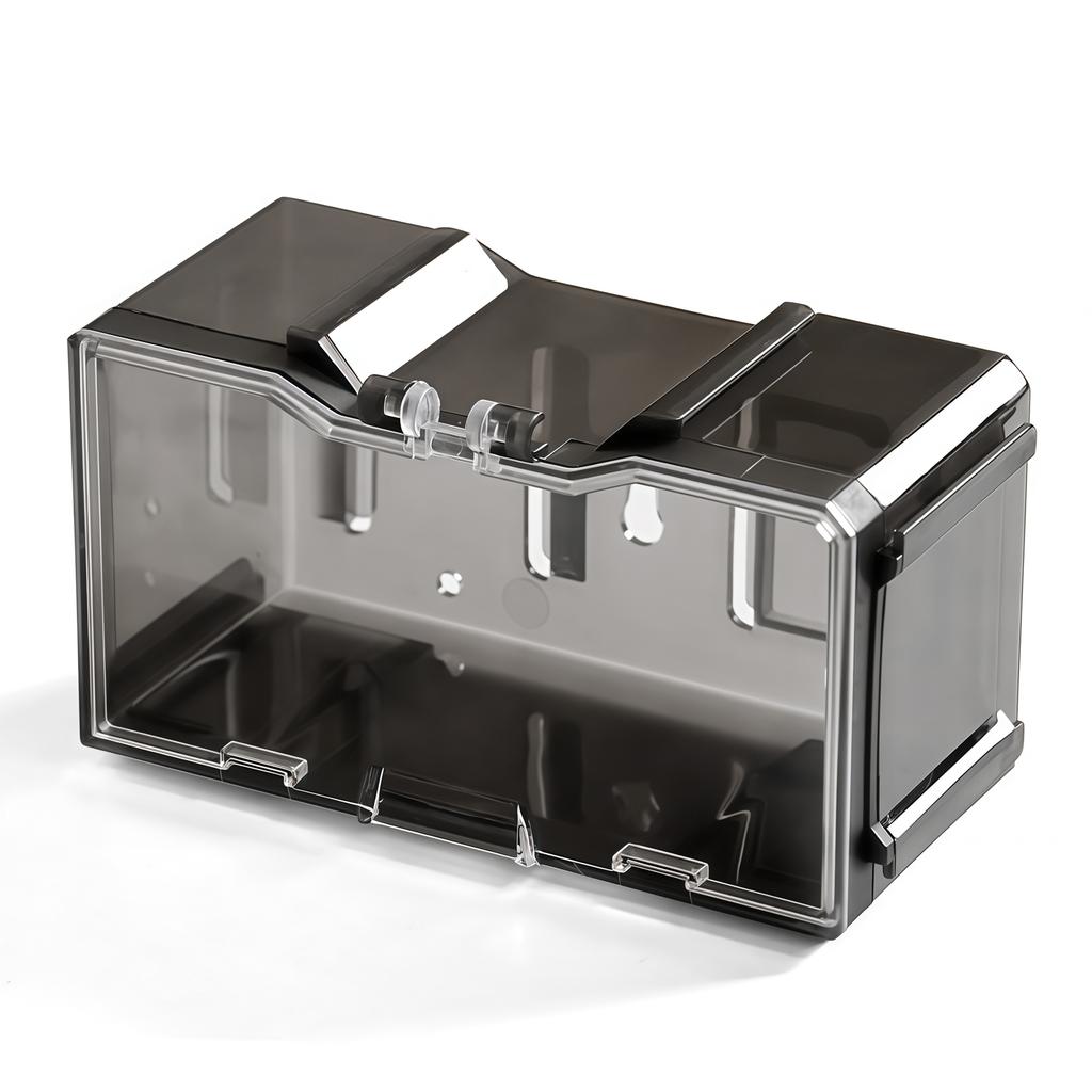 Transparent Acrylic Storage Box for 1:64 Toy Car Model Hotwheels Car, Stackable Dustproof Display Organizer Case