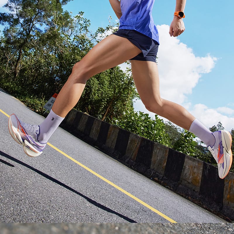 361 Feiyang Future 1.5 Χαμηλό Running Παπούτσι Unisex Λευκό Μωβ 672412227-6