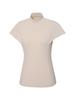 WIDEANGLE Co Frill Sleeve Mock Neck T-Shirt L_Beige