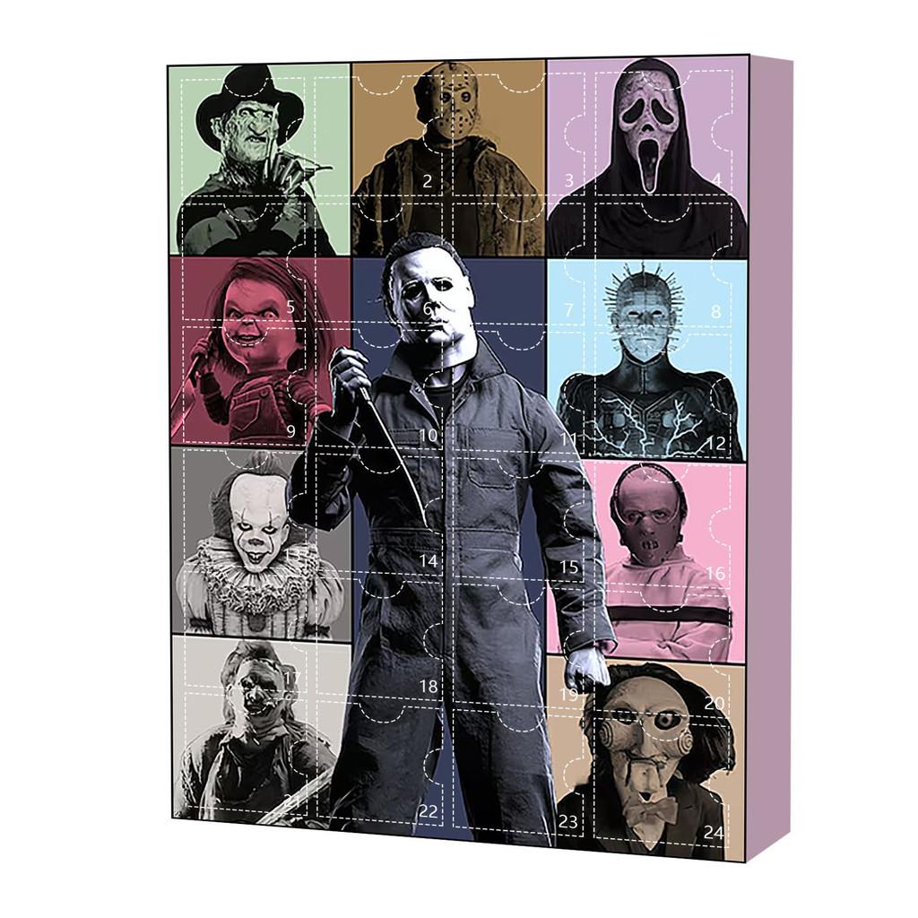 Потрясающий акриловый рождественский адвент-календарь с обратным отсчетом, подарочный набор из 24 предметов для детей Style B