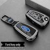 Ford 13-19 Ecosport & 15-18 Focus Folding 3-Button Key Case Metal Shell