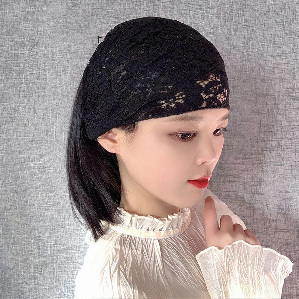 Headwear Lace Cloth Gift Korean Style Hair Band Headdress Wide Edge Headband Female Hair Band