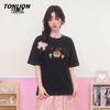 TonLion Cotton Cartoon Print T-Shirt