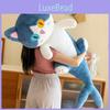 Cat Shark Plush Pillow Toy Soft Filled Doll Stuffed Animal Cozy Home Decor Gift