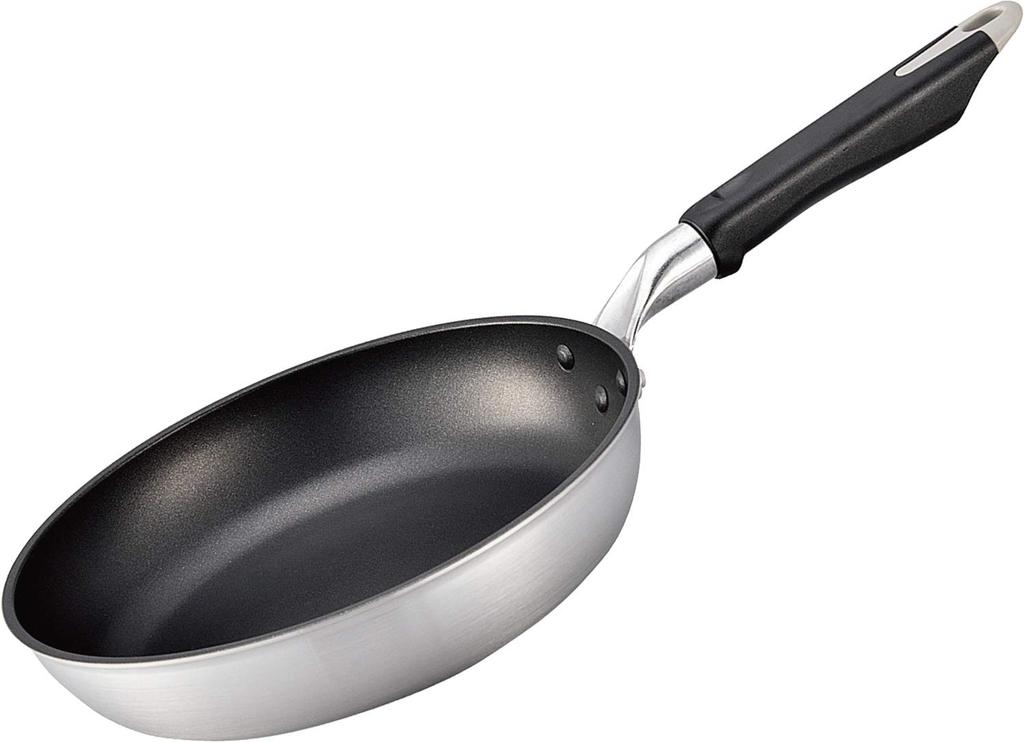 Hokuriku Aluminum Echigogin Frying Pan, 24cm, Made In Japan