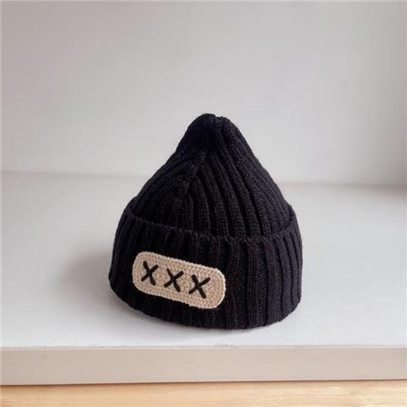 Baby wool hat children autumn and winter personality landlord hat boys and girls fashion versatile melon fur hat tide