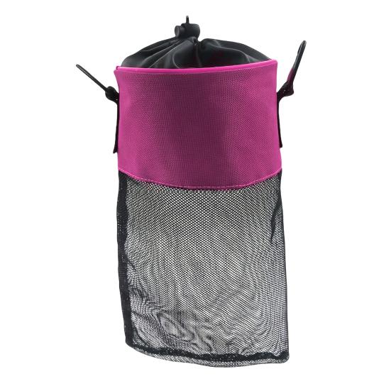 Mesh Clothespin Bag Holder with Drawstring Closure Breathable Moisture Resistance Large-Capacity Clothespin Storage Organizer