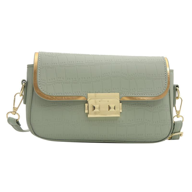 Fashionable Korean Style Shoulder Bag 2024 Summer New Bag Women Simple Small Square Bag