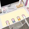 Anime Cute Pink Pad Mouse HD Print Computer Gamer Locking Edge Mousepad XXL Kawaii Keyboard PC Mice Cat Pew Mats Pad For Csgo