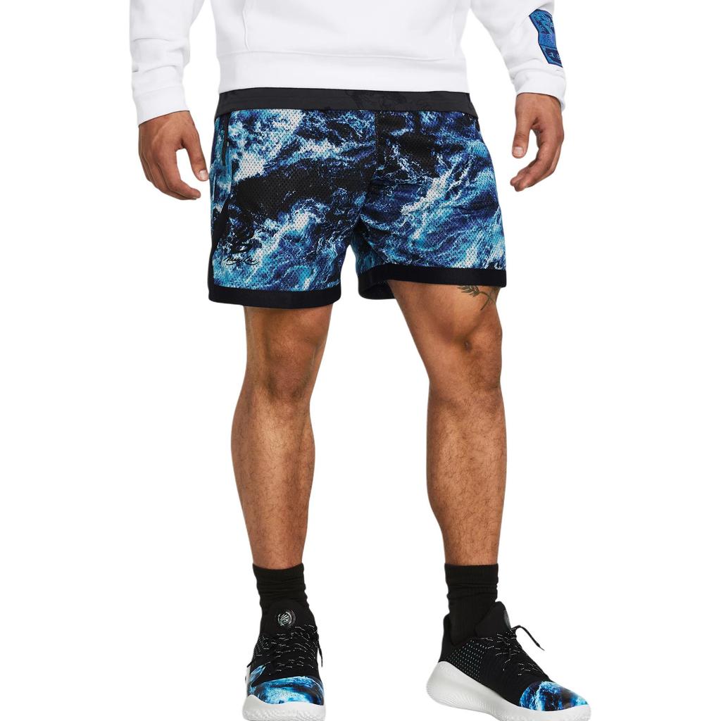 Under Armour x LIXIAOLONG,LIANMINGKUAN UA Chinese New Year Sports Shorts Men's Blue 1385306-419