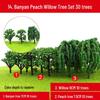 DIY Model Tree Set: Finished Landscape, Terrain, and Street Tree Ornaments