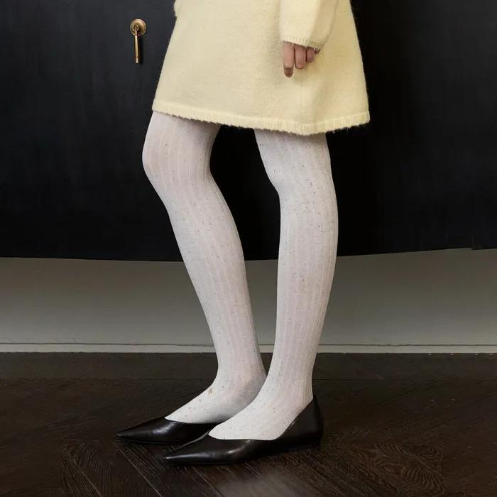 [2nd] DOT POINT COTTON TIGHTS [3COLORS]