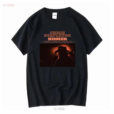 Chris Stapleton Higher Nové album Tričko Plná velikost S 5XL s dlouhým nebo krátkým rukávem vintage Vypraný grafický Pohodlná móda