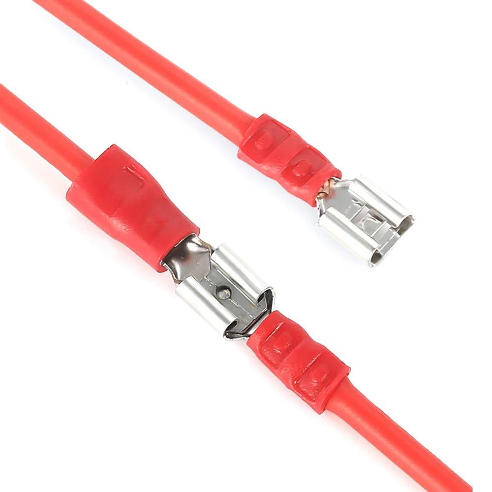 50Pcs FDD/MDD1.25/2/5.5 Electrical Crimp Terminal Insulated Quick Disconnects Wire Connectors
