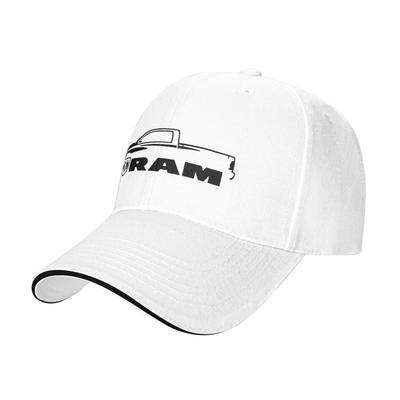 Boné de Sol com Logo RAM Car Verão Estiloso Chapéus Hip Hop Para Unisex-Adolescentes Caça Acampamento Bonés de Beisebol