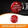 Carbon Fiber Engine Start Stop Button Switch Cover Trim For Ford Mustang 2015+