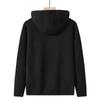 Men's High-End Fleece Hooded Cardigan: Windproof, Warm, Plus Size, Loose Fit for Autumn/Winter.