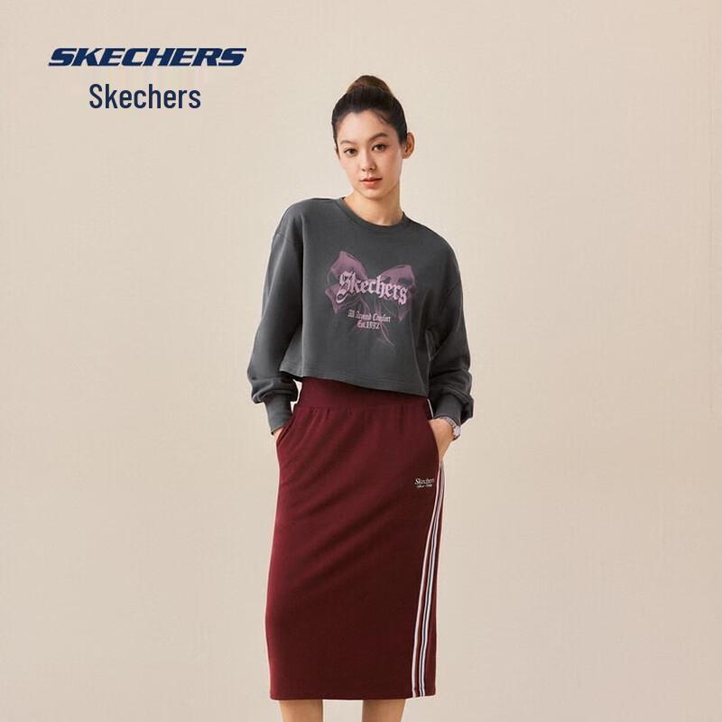 Skechers Women s Cotton Long Sleeve Sport T-Shirt XL 3390₽