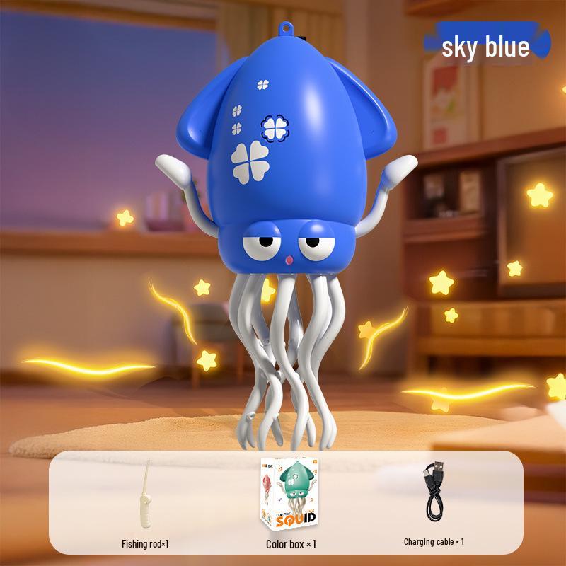Rechargeable Magic Dancing Octopus Toy with Obstacle Avoidance and Induction for Kids