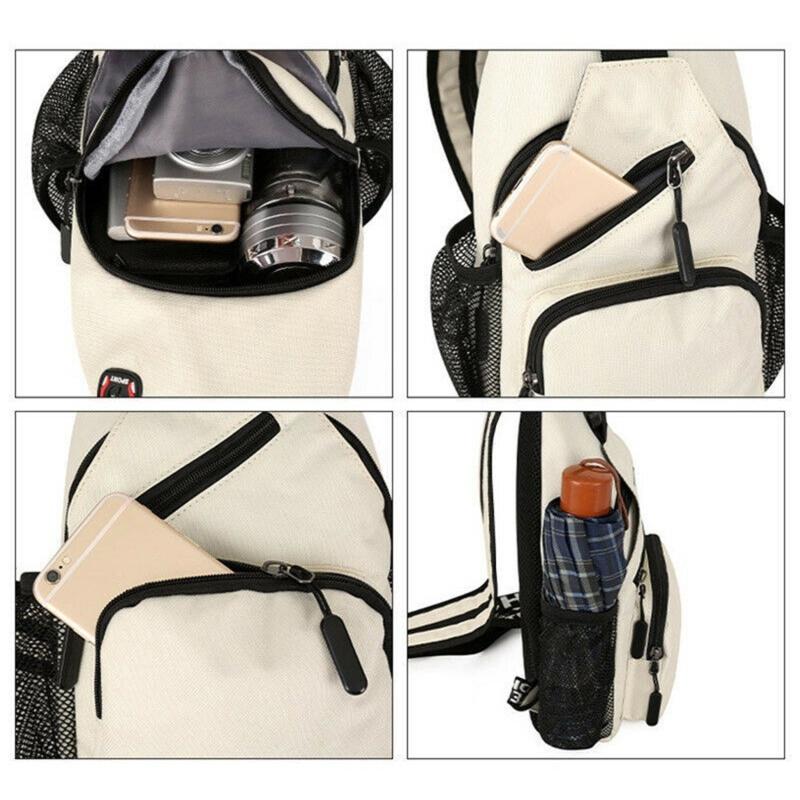 Crossbody Bag One Shoulder Oxford Cloth Chest Bag Crossbody Leisure Multifunctional Backpack Handbag