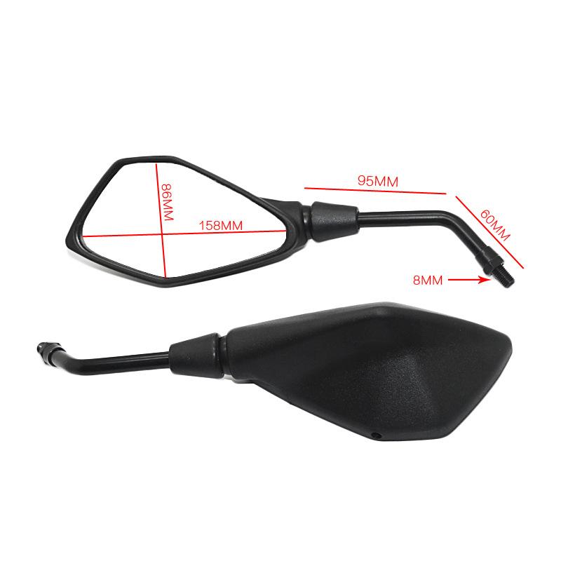 Universal 8mm Dirt Pit Bike Motocross Part ATV Off-road Motorbike Rearview Mirror Motorcycle Accessories Moto Mirrors Screw