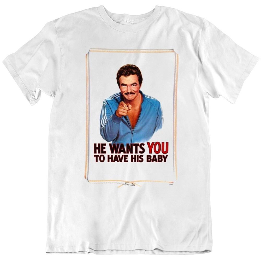 Paternity Burt Reynolds Retro Movie Poster   T Shirt Unisex T-Shirt L