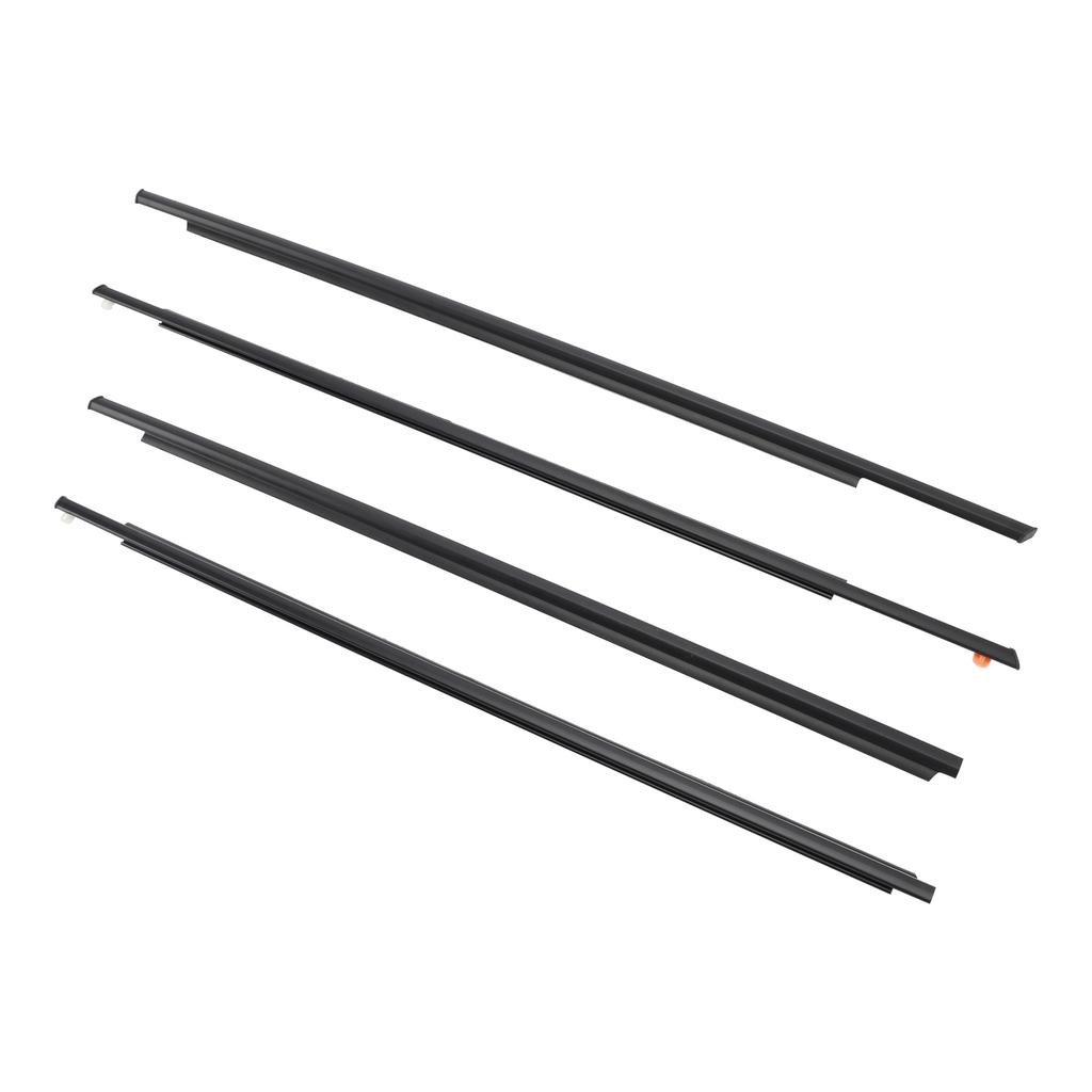 4PCS Door Glass Belt Outer Molding Weatherstrip For Toyota Prius 2004-2009