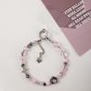 Stylish Anti-Fall Pearl Phone Chain: Short, Single Buckle Durable Wrist Strap with Heart Charm