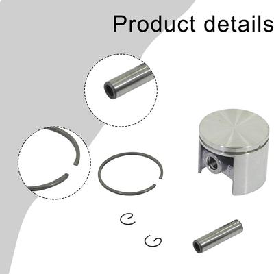Engine Rebuild Parts 45mm Piston Kit 45mm Piston Diameter Metal Construction Wear Resistant Easy Installation Engine Repair