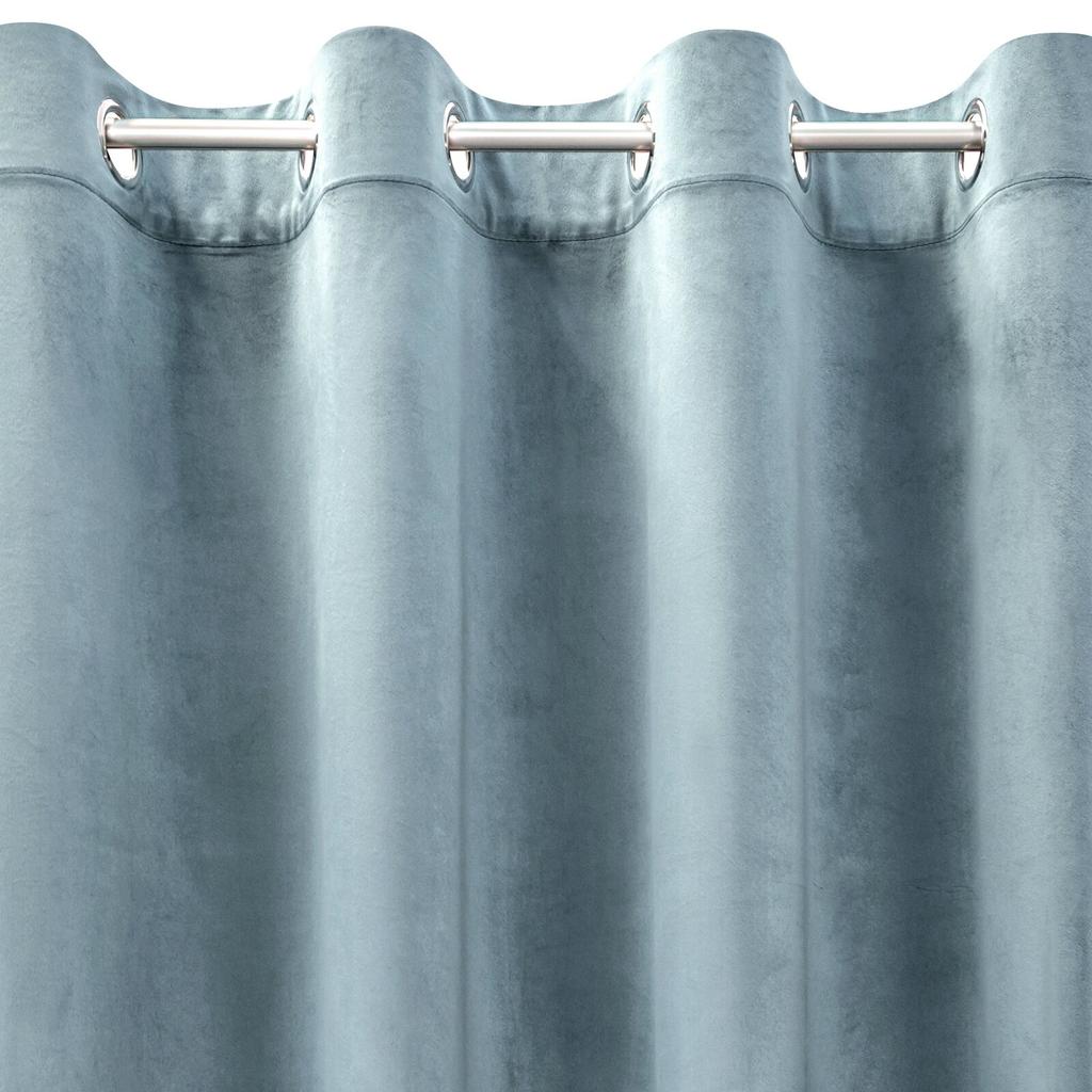 Eurofirany Zasłona Gotowa D91 Rosa Przelotki 140X250Cm Morski