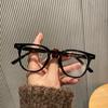 Retro Anti-blue Lightshort Sight Eyewear Fashion Black Female Myopia Glasses Small Frame Square Men Near Sight Eyeglasses