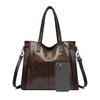 Retro Women Shoulder Bag New Large Capacity Handbags Soft Leather Crossbody Bag Ladies Bucket Bags